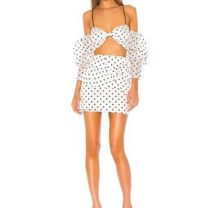 Camila Coelho Polka Dot Mini Skirt